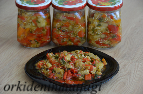 közlenmiş patlıcan biber meze