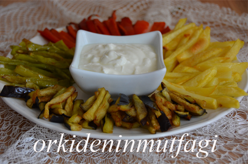 yoğurtlu karışık kızartma