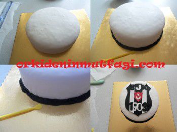 Besiktaş temalı pasta