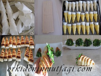 Peynirli milföy külah