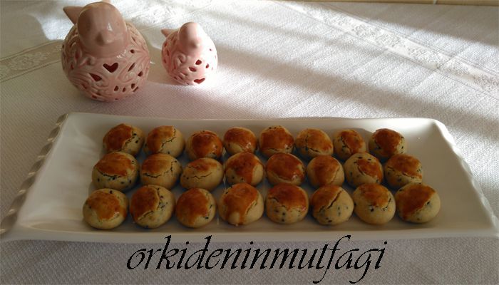 Çörekotlu Misket Kurabiye Tarifi